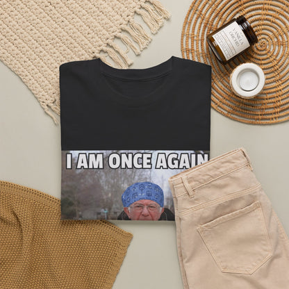 I Am Once Again Asking For A Flip Room T-Shirt | Bernie Meme Tee