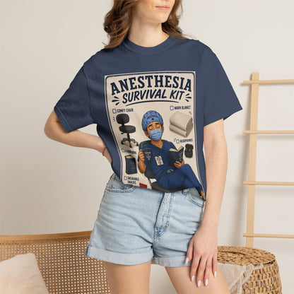Anesthesia Survival Kit T-shirt | Nurse Anesthetist OR Student CRNA Tee