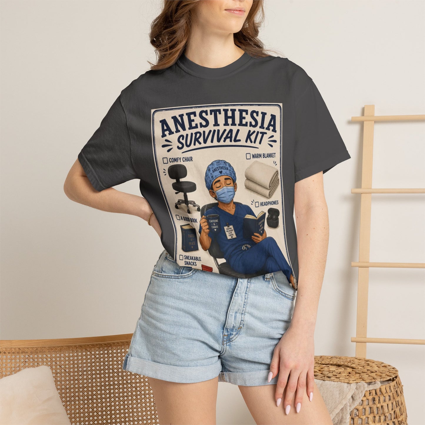 Anesthesia Survival Kit T-shirt | Nurse Anesthetist OR Student CRNA Tee