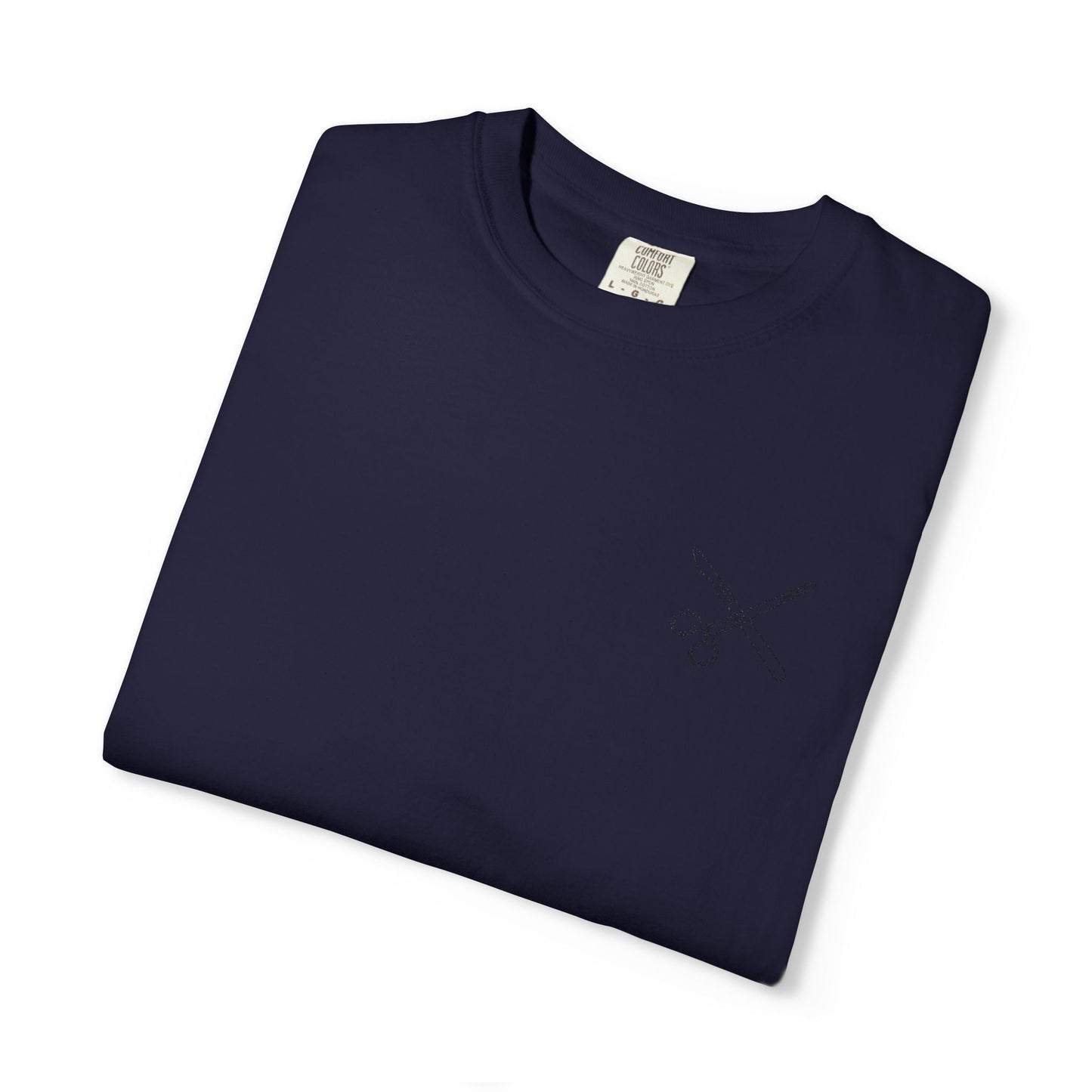 Surgical Instruments Logo T-Shirt | Minimal Pocket Graphic