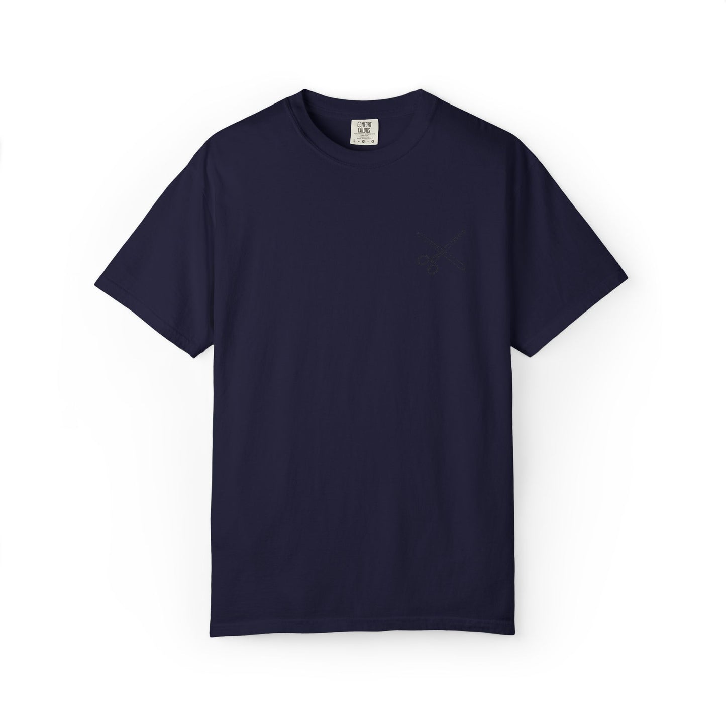 Surgical Instruments Logo T-Shirt | Minimal Pocket Graphic