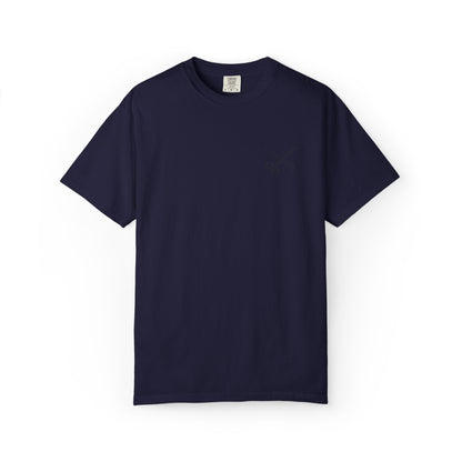 Surgical Instruments Logo T-Shirt | Minimal Pocket Graphic