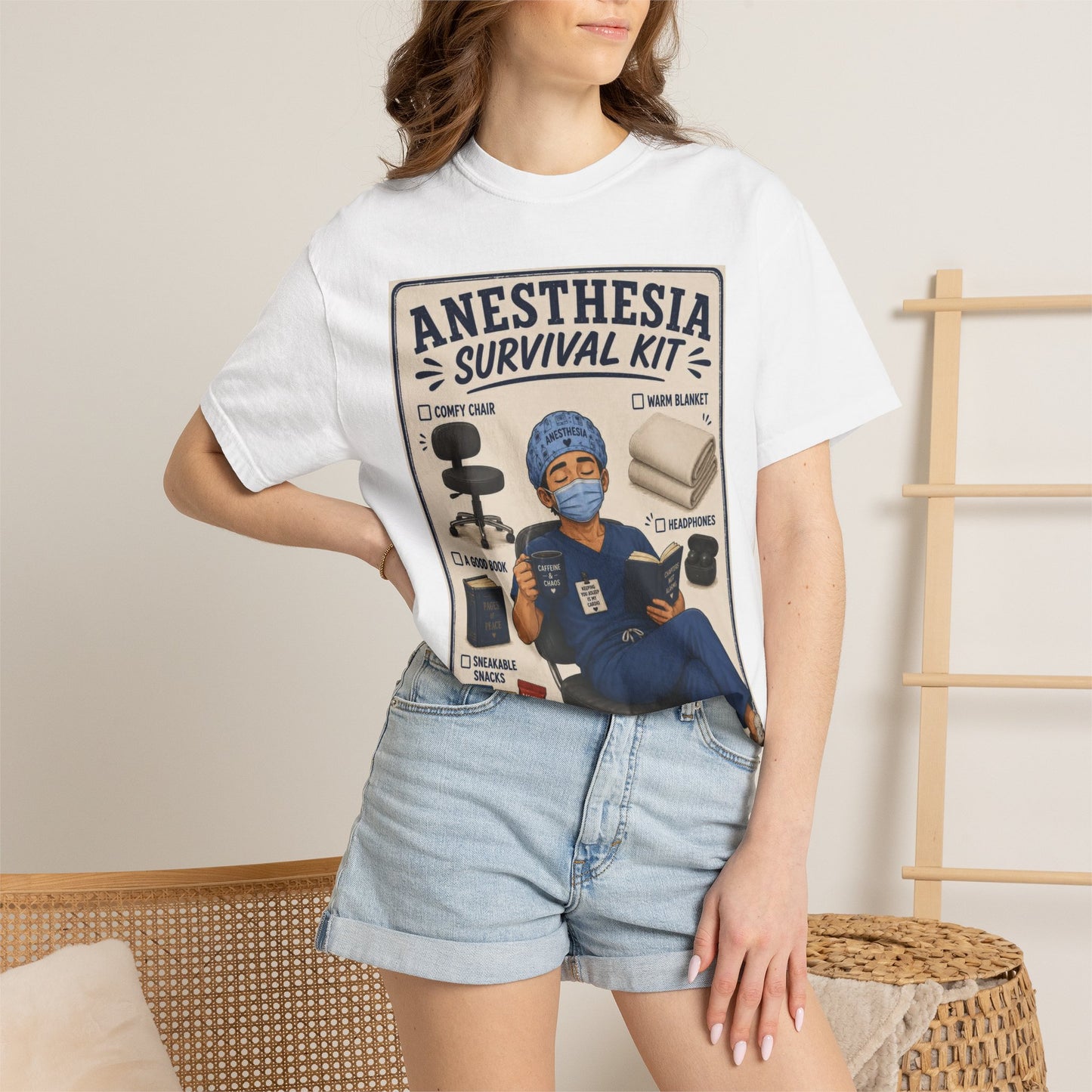 Anesthesia Survival Kit T-shirt | Nurse Anesthetist OR Student CRNA Tee