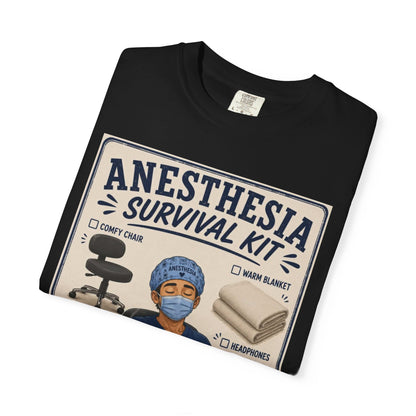 Anesthesia Survival Kit T-shirt | Nurse Anesthetist OR Student CRNA Tee