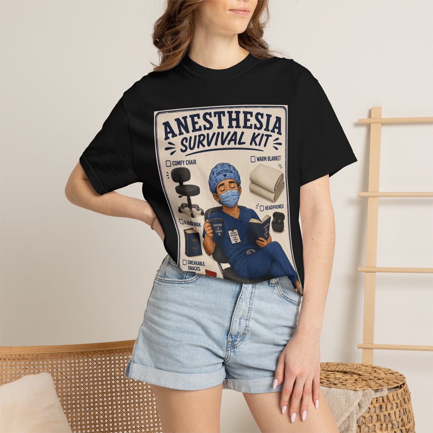 Anesthesia Survival Kit T-shirt | Nurse Anesthetist OR Student CRNA Tee