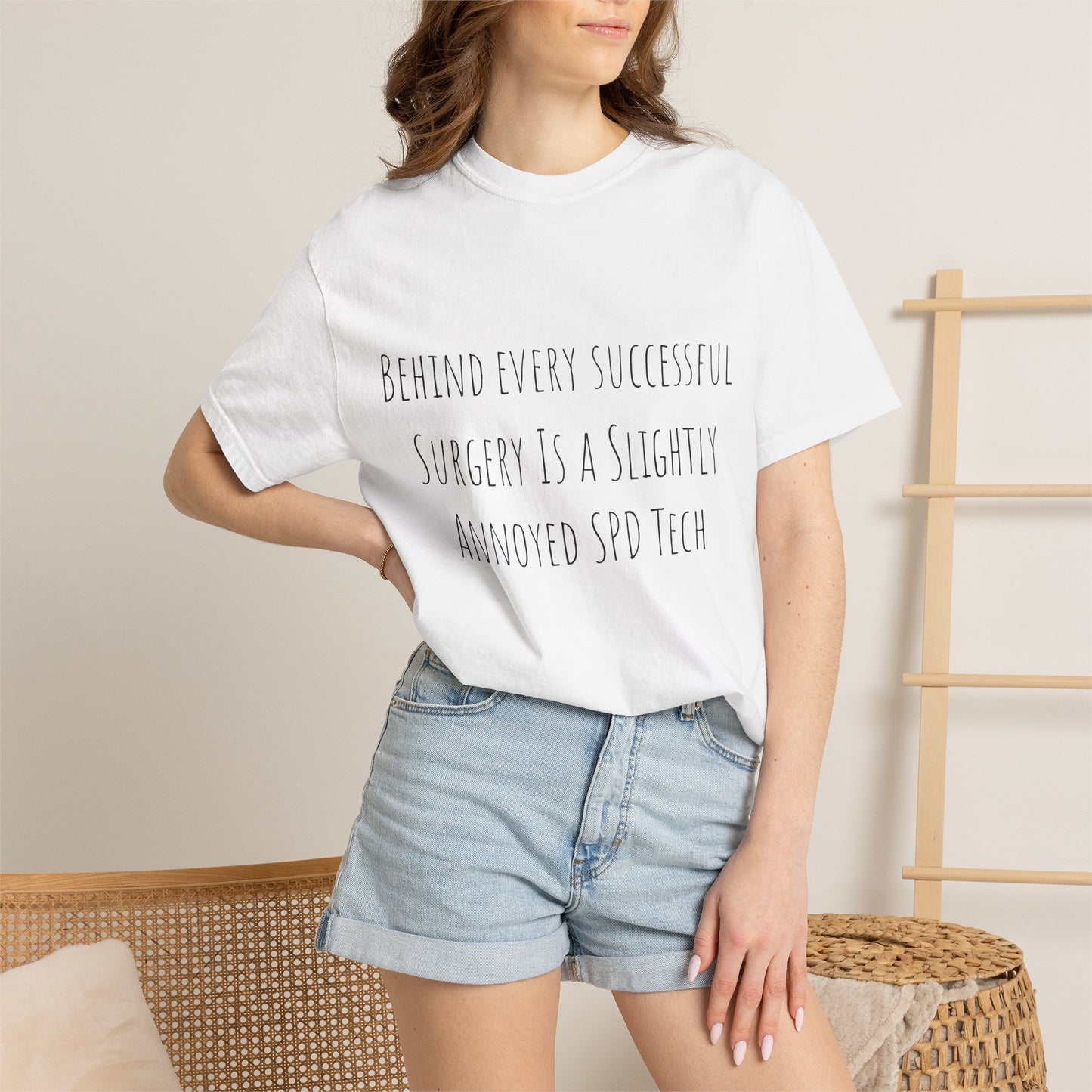 Surgery SPD Tech T-Shirt — "Behind Every Successful Surgery" Medical Tech Tee