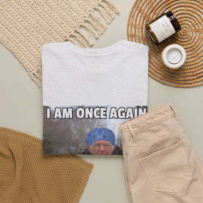 I Am Once Again Asking For A Flip Room T-Shirt | Bernie Meme Tee