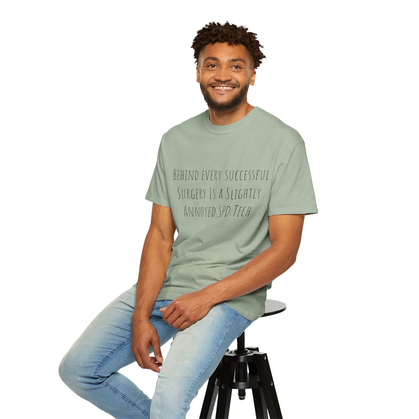 Surgery SPD Tech T-Shirt — "Behind Every Successful Surgery" Medical Tech Tee