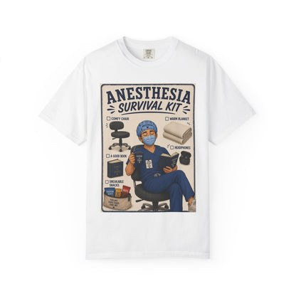 Anesthesia Survival Kit T-shirt | Nurse Anesthetist OR Student CRNA Tee