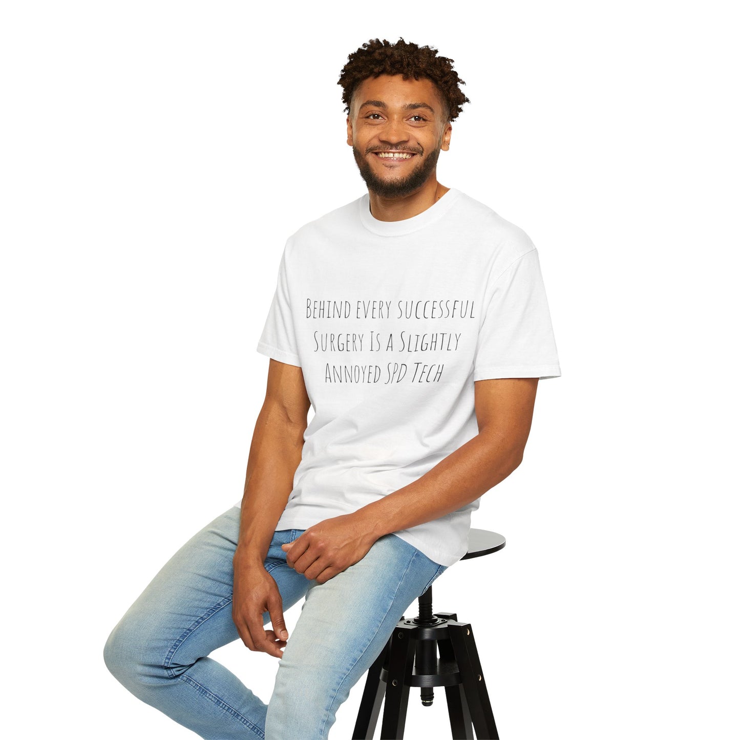 Surgery SPD Tech T-Shirt — "Behind Every Successful Surgery" Medical Tech Tee