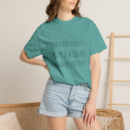 Surgery SPD Tech T-Shirt — "Behind Every Successful Surgery" Medical Tech Tee