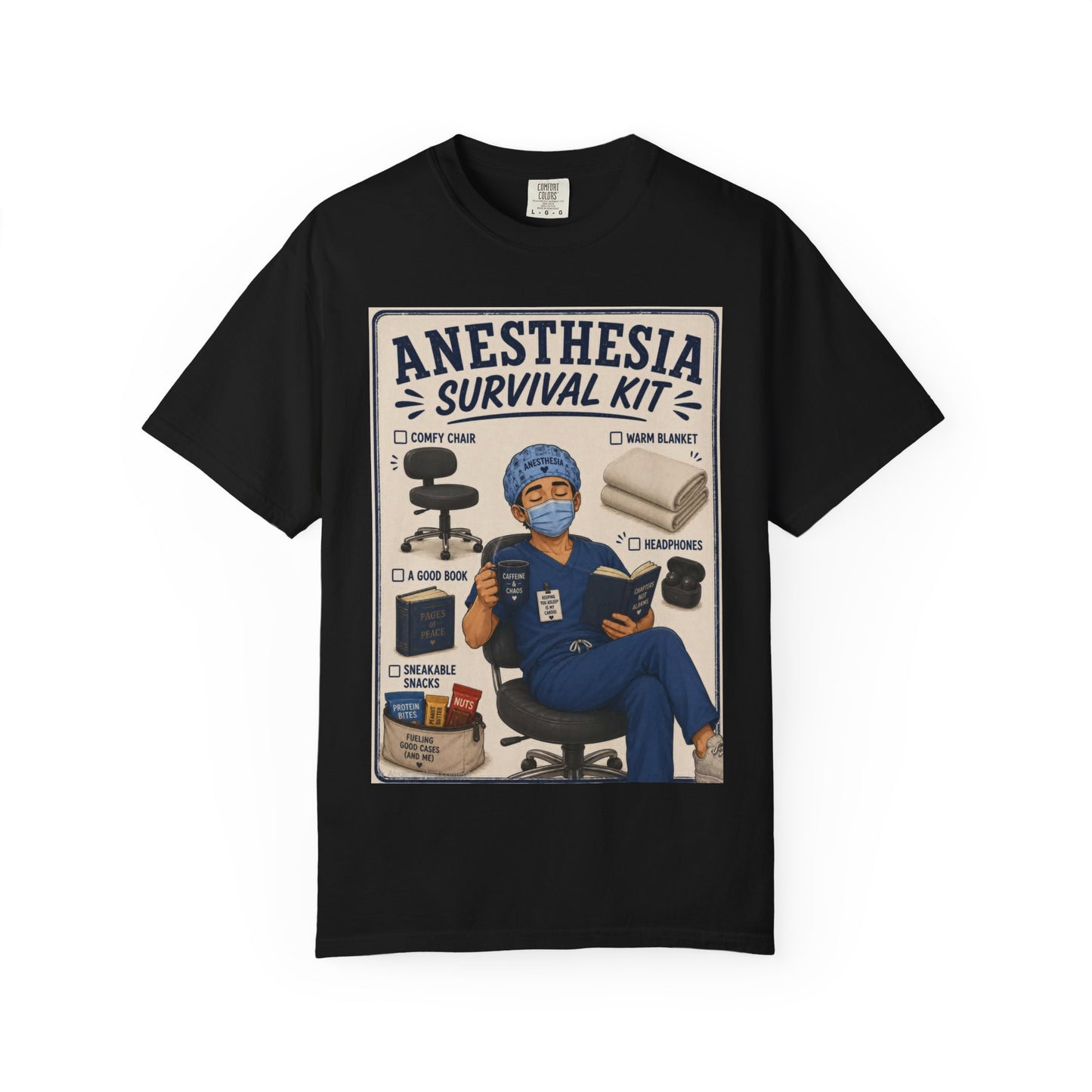 Anesthesia Survival Kit T-shirt | Nurse Anesthetist OR Student CRNA Tee