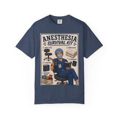 Anesthesia Survival Kit T-shirt | Nurse Anesthetist OR Student CRNA Tee